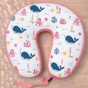 U Shape Feeding Pillow - Dolphin