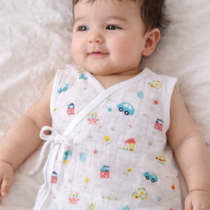 Muslin Side Knot Jabla