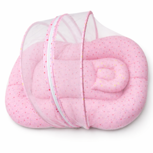 Net Bed - Large | pink floral print