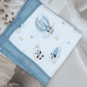 Muslin 6 Layer Crinkled Blanket