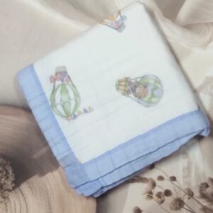 Muslin 6 Layer Crinkled Blanket
