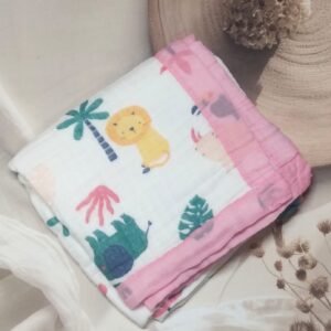 Muslin 6 Layer Crinkled Blanket