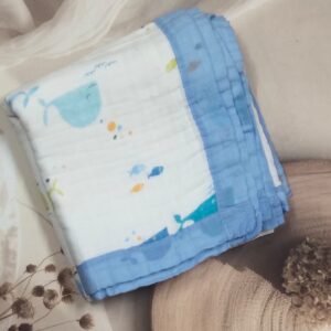 Muslin 6 Layer Crinkled Blanket