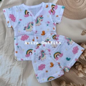 Coord Set | Half Sleeve Set | Available for 0-6months |