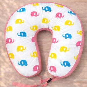U Shape Feeding Pillow - cute elephant