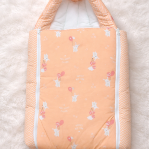 Quilt Bed | Orange print