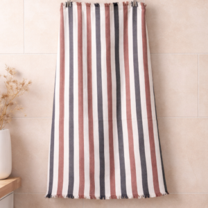 Bamboo Towel | Brown and beige