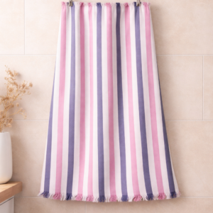 Bamboo Towel | Pink and Purple