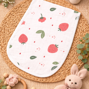 Burp cloth | Strawberry print