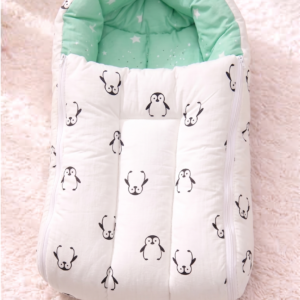Cotton Carry bed | Penguin I zip type and Comfortably, and safe