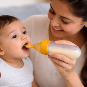 Baby Spoon Feeder | Yellow