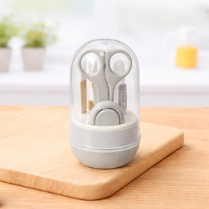 4-in-1 Baby Nail Care & Grooming Kit | Grey
