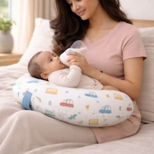 Car print C Shape Feeding Pillow
