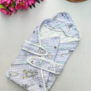 Hooded Wrapper Towel | Polar Bear