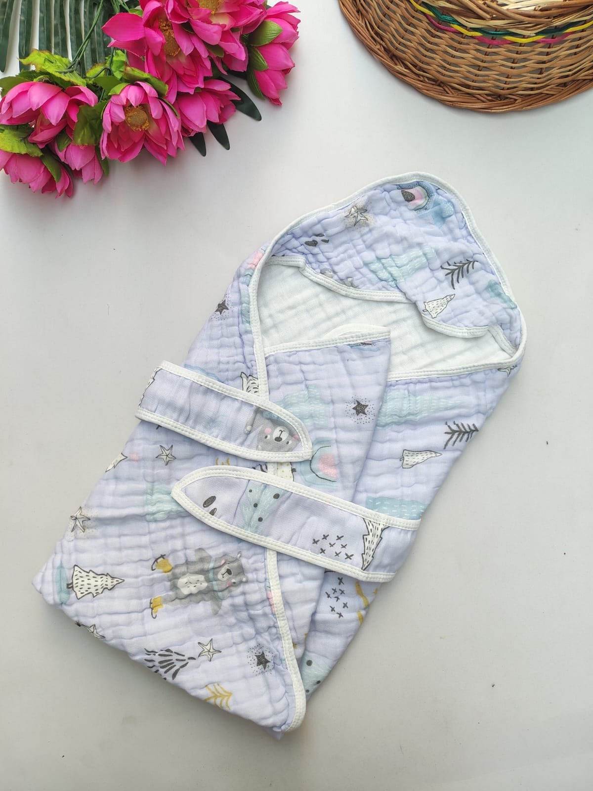 Hooded Wrapper Towel | Polar Bear