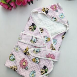 Hooded Wrapper Towel | Mickey print