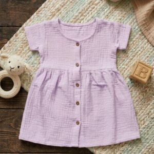 Half Sleeve Frock | Little Looks, Big Smiles I Littlepink