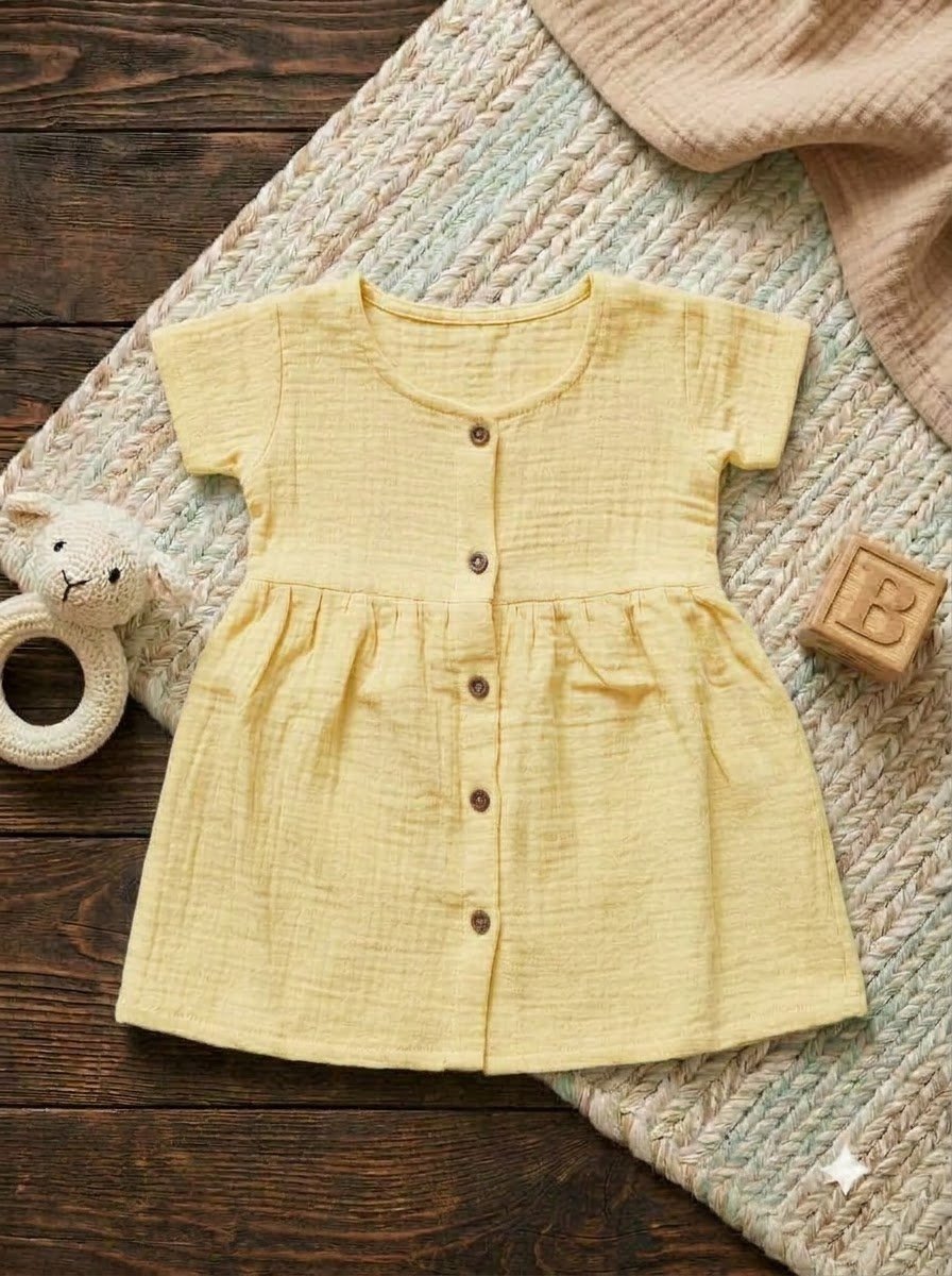 Elegant Muslin Frocks for Baby Girls | Comfort in Every Stitch