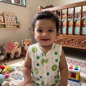 Little Comfort Muslin Button Jabla I Greenfruit