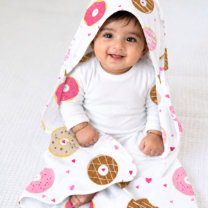 Baby Soft Hood Wrap I Donuts