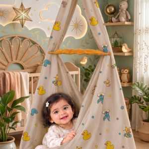Colour Printed Cartoon & Doodle Cradle Cloth | Looneytunes