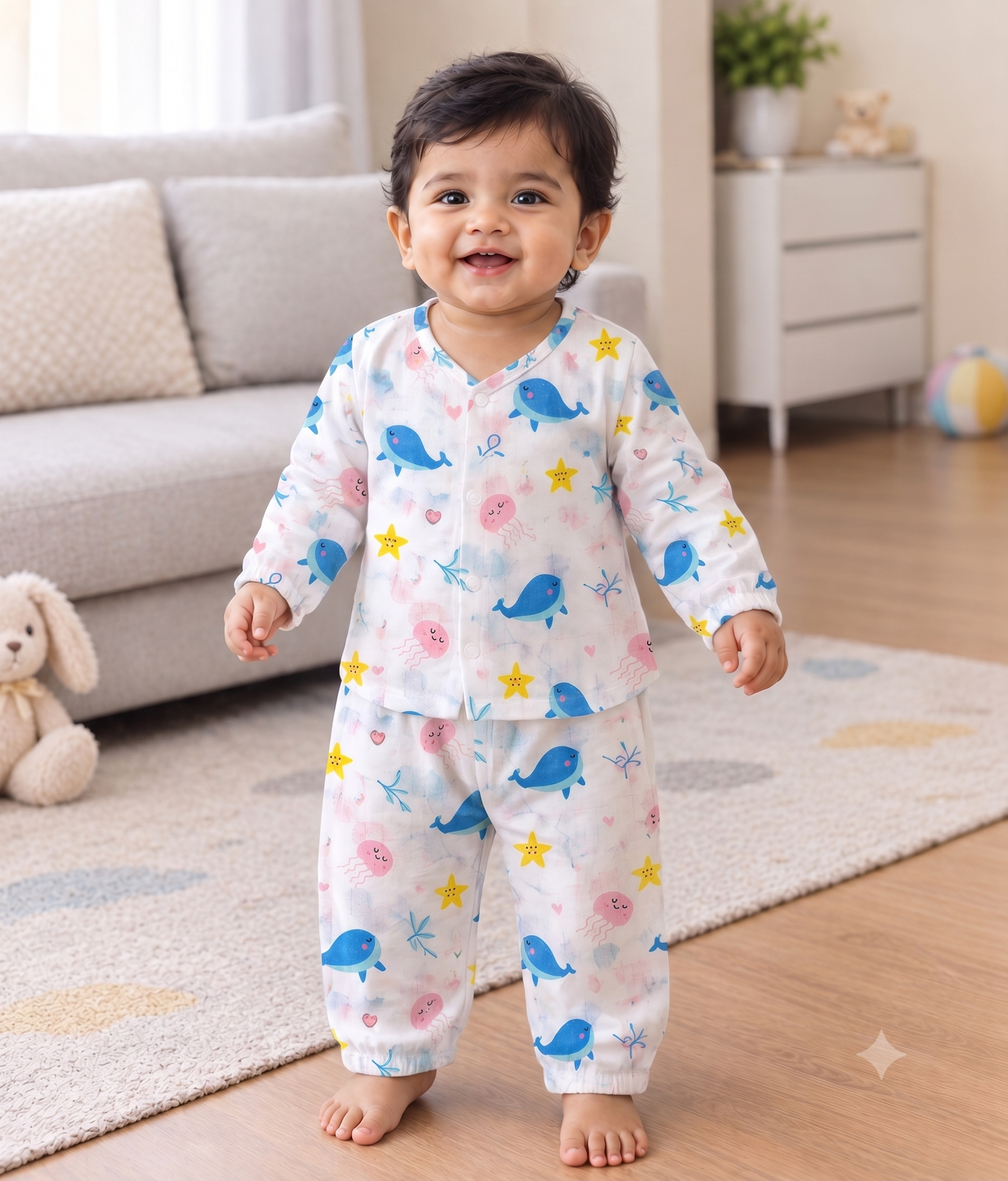 Full Sleeves + Pants Set I Dolphin