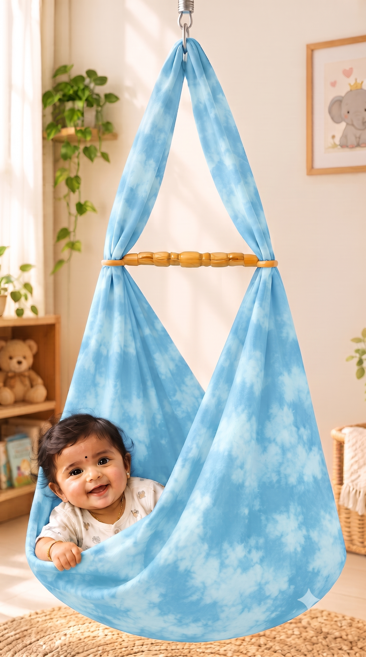 DIY Cradle Cloth I Lightblue