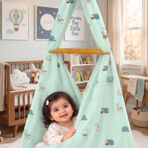 Colour Printed Cartoon & Doodle Cradle Cloth | Minijumbo