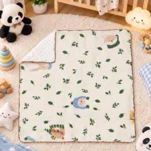 Muslin 6 Layer Bubble Blanket I Leafbunny  I Wrap Your Baby in Pure Softness