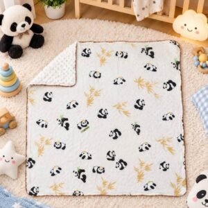 Muslin 6 Layer Bubble Blanket I Pandaleaf I Wrap Your Baby in Pure Softness